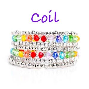 Rainbow Coil Bracelet